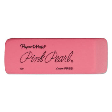 Paper Mate® Pink Pearl Eraser, For Pencil Marks, Rectangular Block, Medium, Pink, 3-pack freeshipping - TVN Wholesale
